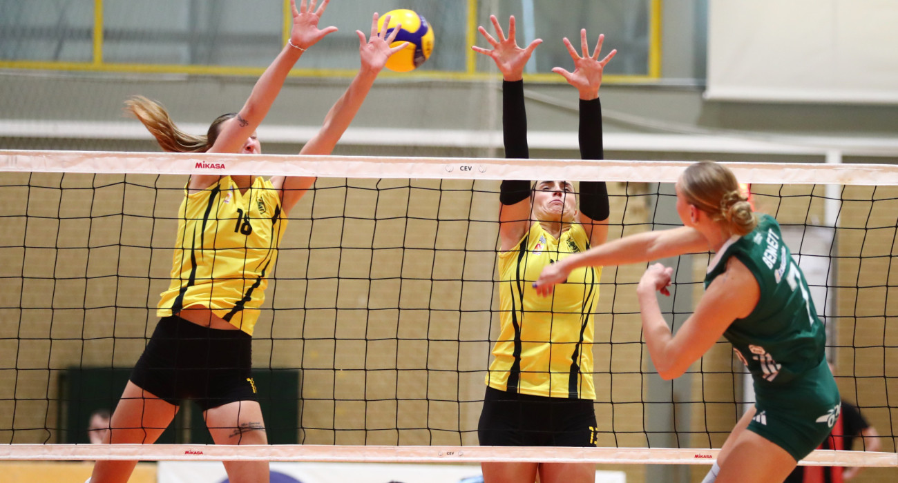 Φάση από τον αγώνα ανάμεσα σε Παναθηναϊκό και Άρη για τη Volley League Γυναικών / Πηγή: Intime