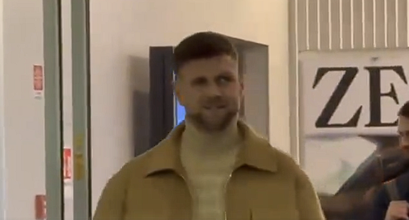 Ο Νίκλας Φούλκρουγκ στο αεροδρόμιο του Μιλάνου / Screenshot