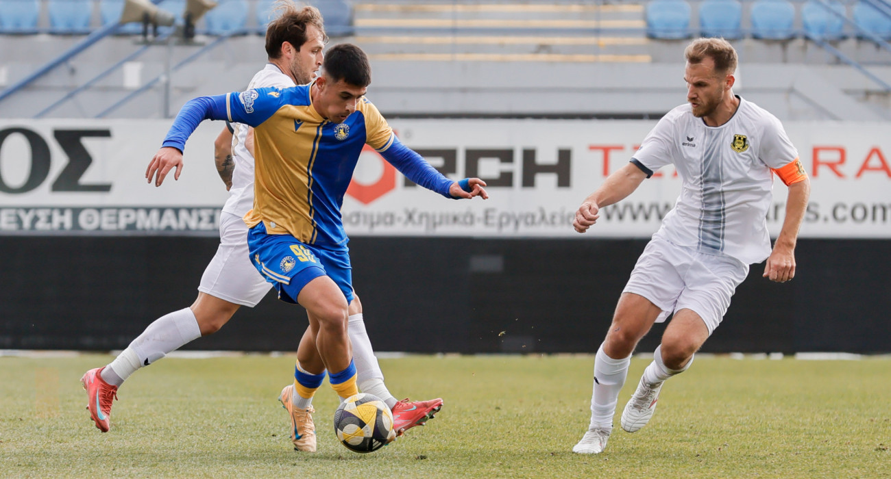 Στιγμιότυπο από την αναμέτρηση Αστέρας AKTOR Β - Αναγέννηση Καρδίτσας / Πηγή: Eurokinissi