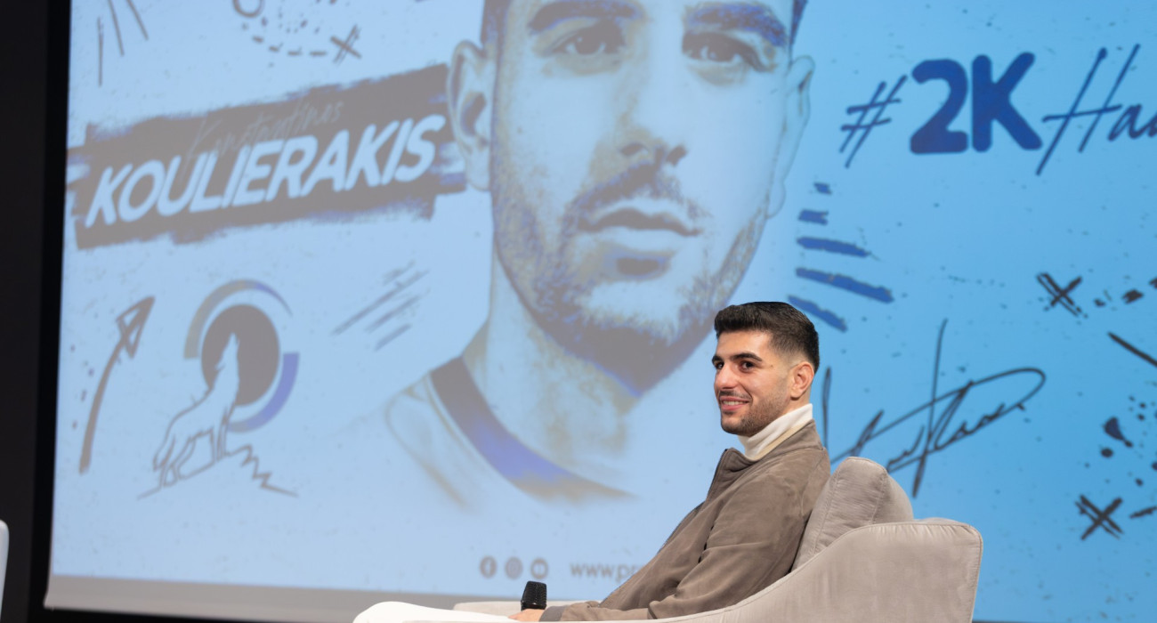 Στιγμιότυπο από την live συνέντευξη με τον Κωνσταντίνο Κουλιεράκη