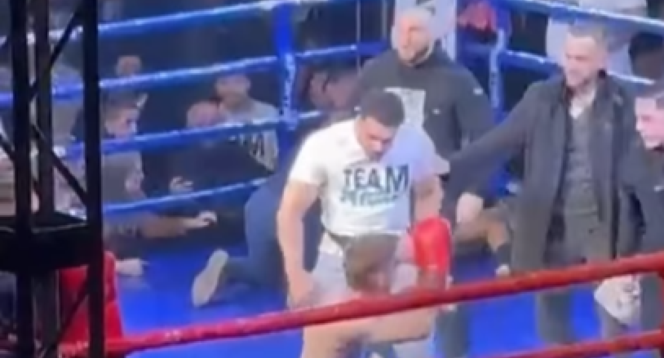 Ο Γιάννης Τσουκαλάς δέχθηκε επίθεση μετά τη νίκη του στη Σερβία / Screenshot