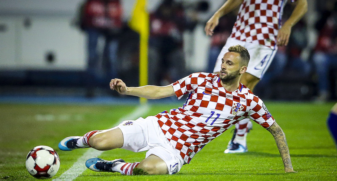 Ο Μαρσέλο Μπρόζοβιτς σε αγώνα με την εθνική Κροατίας / Πηγή: Eurokinissi