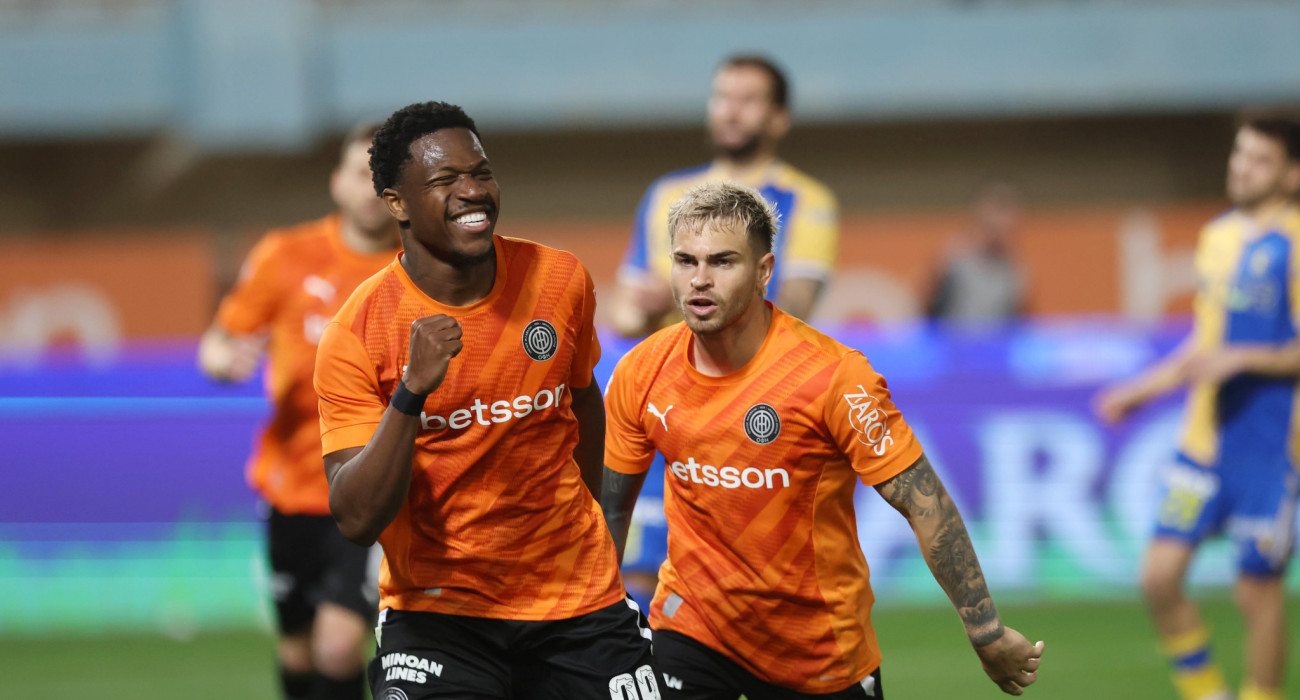 Οι παίκτες του ΟΦΗ πανηγυρίζουν / Πηγή: Intime