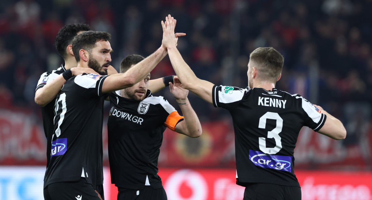 Οι παίκτες του ΠΑΟΚ πανηγυρίζουν / Πηγή: Intime