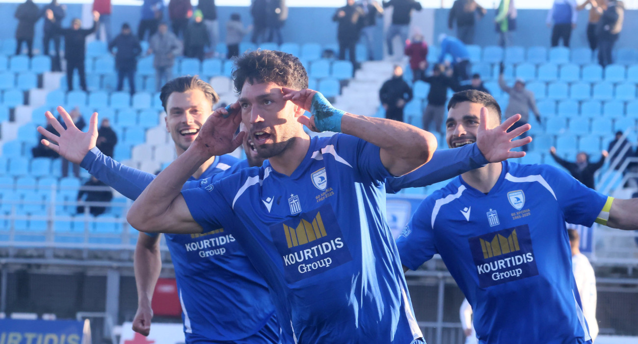 Οι παίκτες της Καβάλας πανηγυρίζουν / Πηγή: Intime
