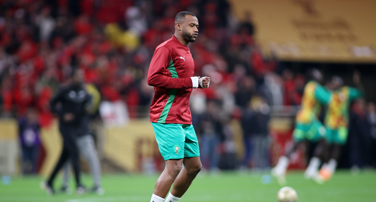 Ο Αγιούμπ Ελ Κααμπί με την εθνικη Μαρόκου / Πηγή: InTime