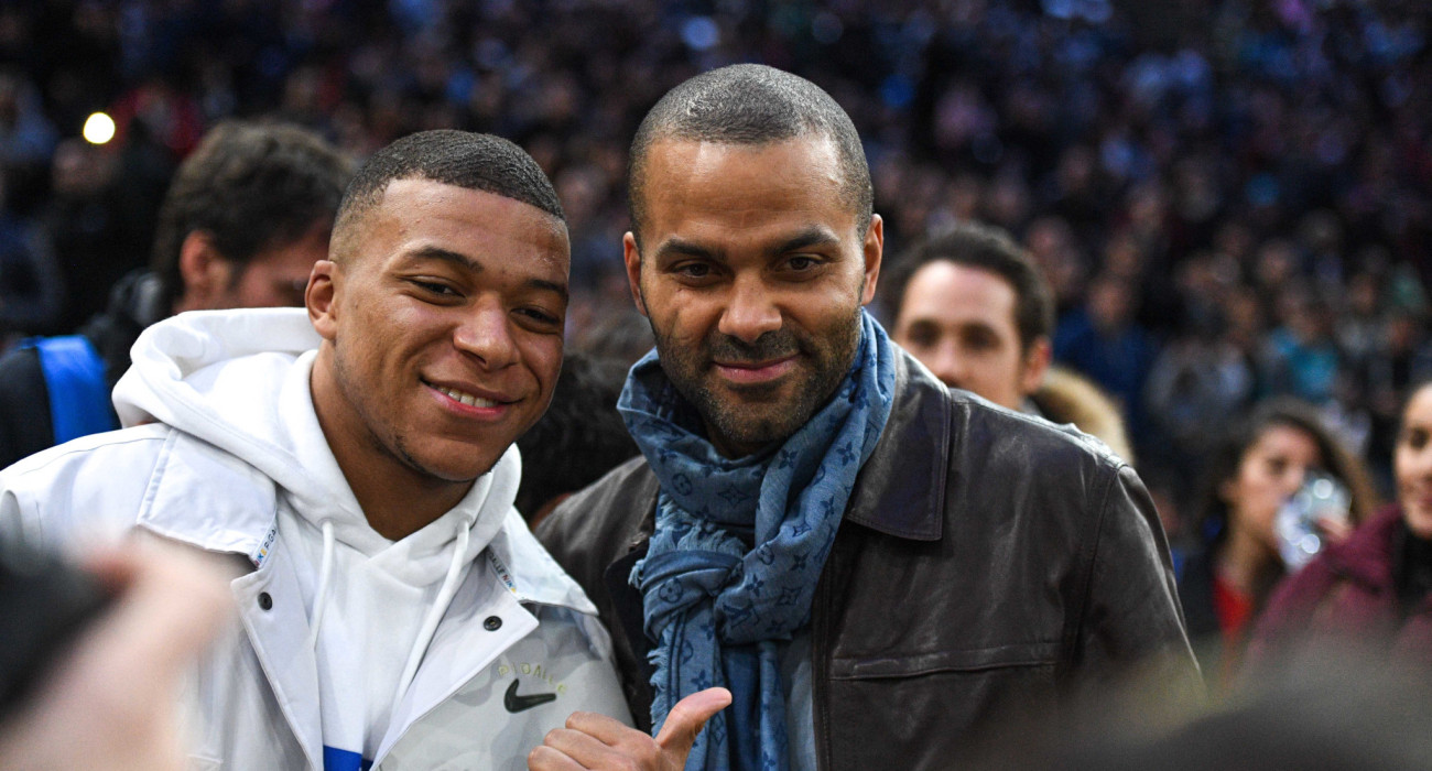 Ο Τόνι Πάρκερ και ο Κίλιαν Εμπαπέ, Πηγή: Eurokinissi