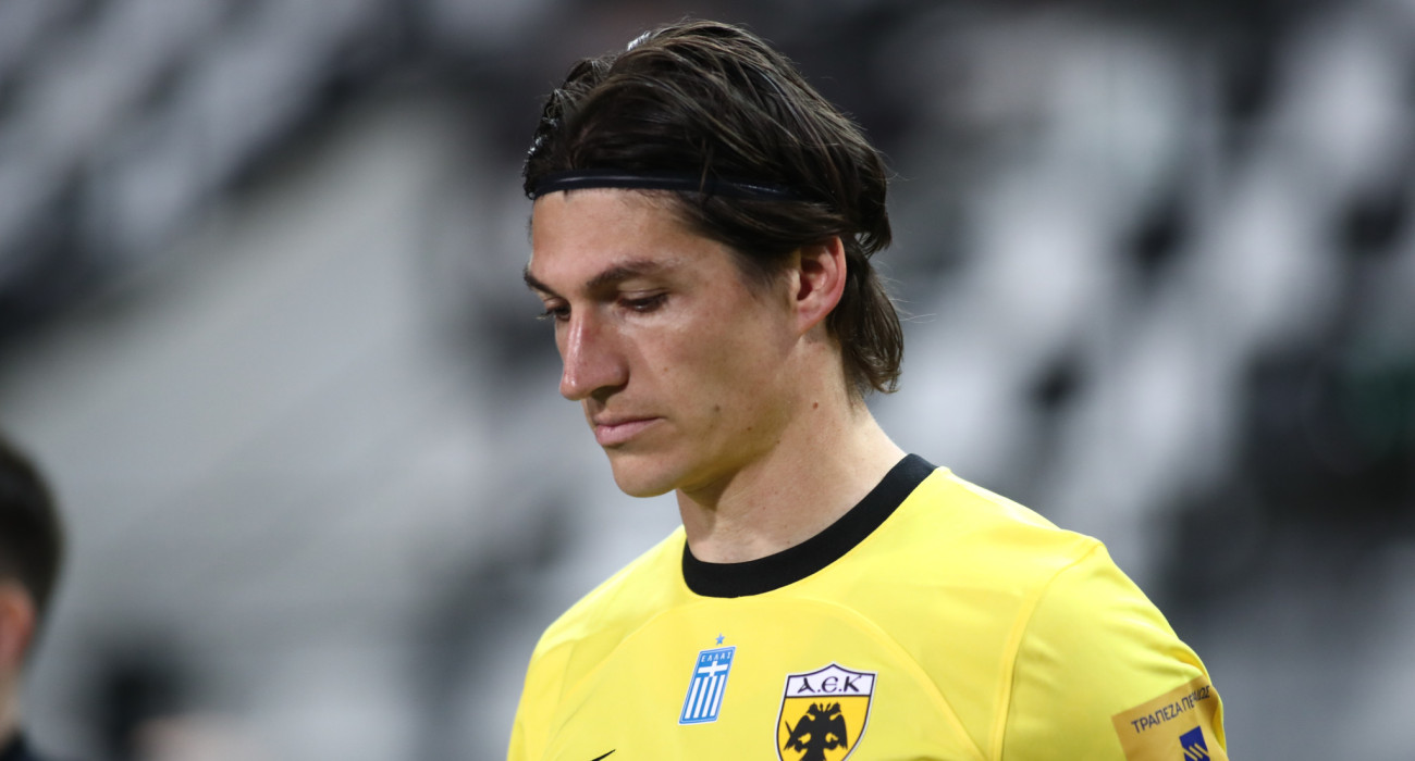 Ο Στίβεν Τσούμπερ σε αγώνα της ΑΕΚ / Πηγή: Eurokinissi