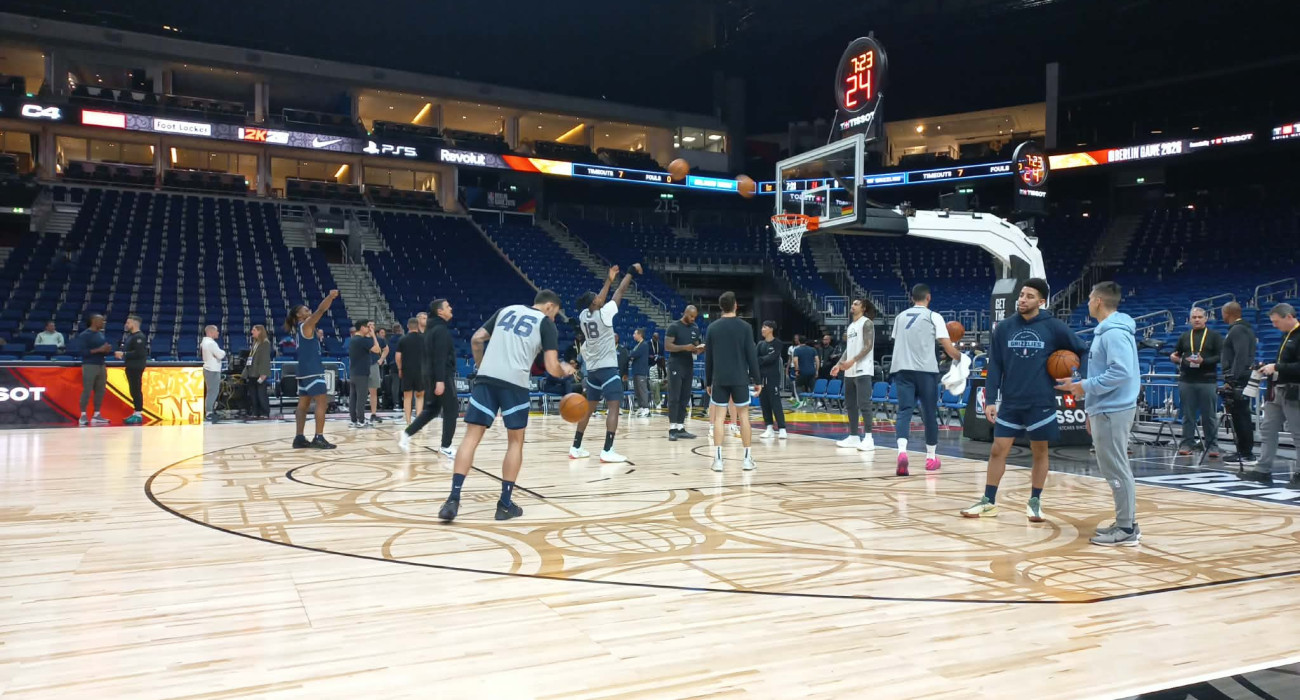 Το Athletiko στις προπονήσεις Ορλάντο Μάτζικ και Μέμφις Γκρίζλις στο Βερολίνο