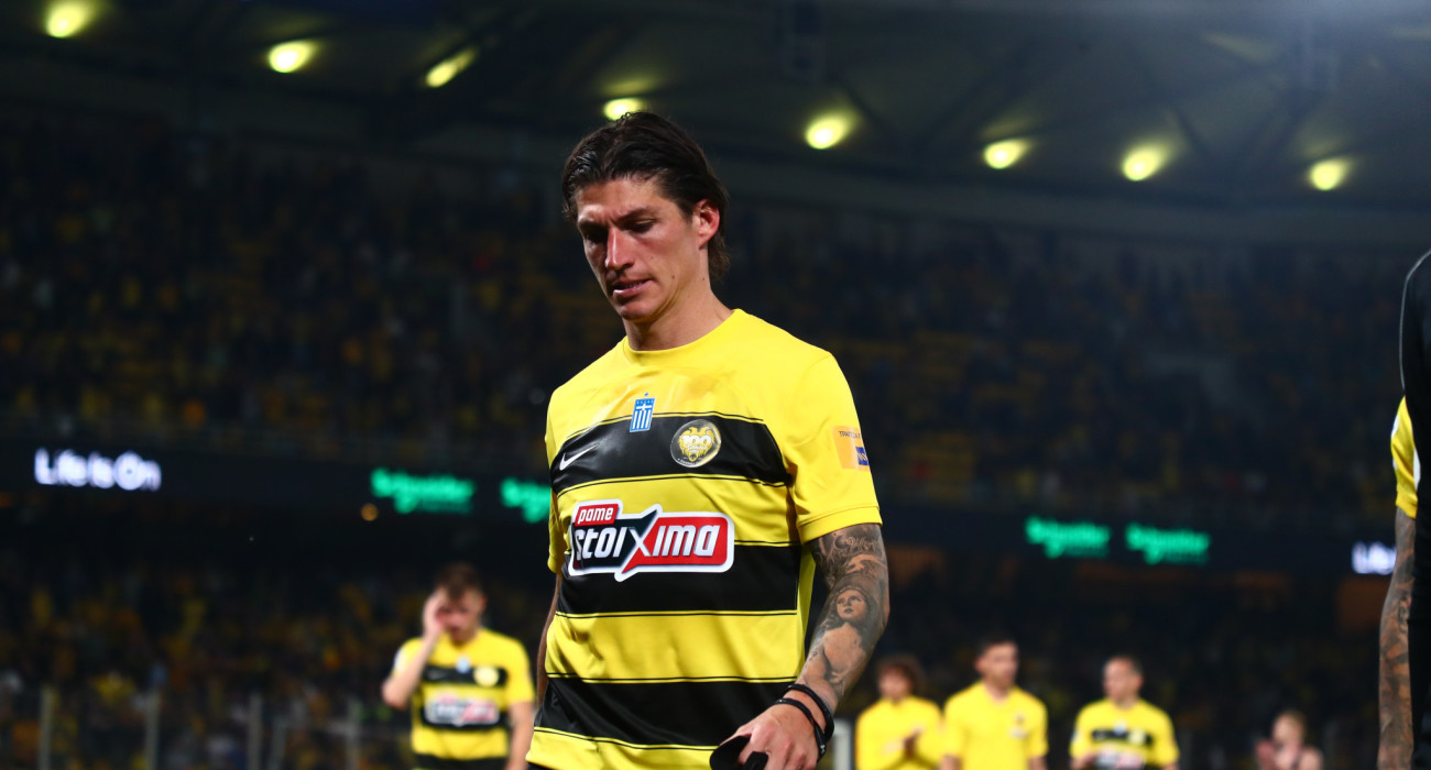 Ο Στίβεν Τσούμπερ σε αγώνα της ΑΕΚ / Πηγή: Eurokinissi