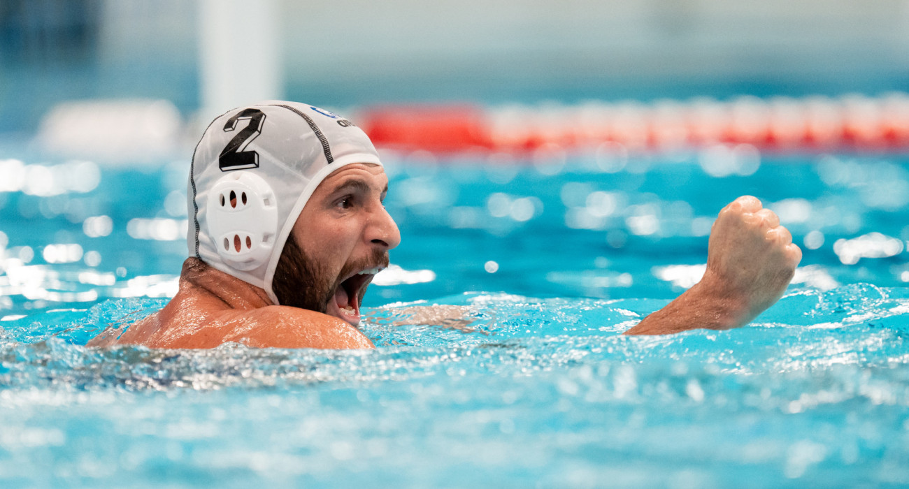 Ο αρχηγός της Εθνικής πόλο ανδρών, Ντίνος Γενηδουνιάς / Πηγή: Eurokinissi / Αναστασία Καρεκλά