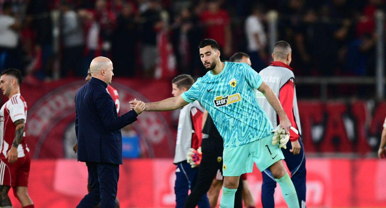 Ο Θωμάς Στρακόσια με τον Μάρκο Νίκολιτς / Πηγή: Eurokinissi