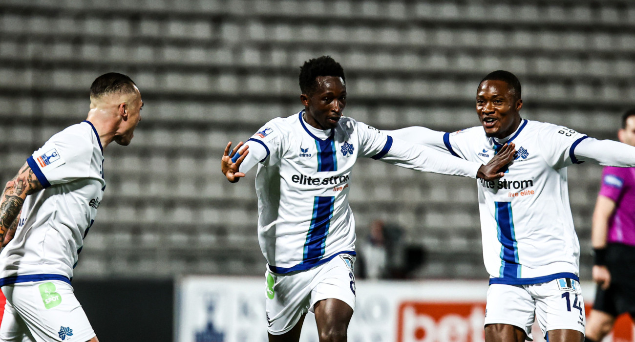 Ο Αμανί πανηγυρίζει το γκολ που πέτυχε / Πηγή: Eurokinissi