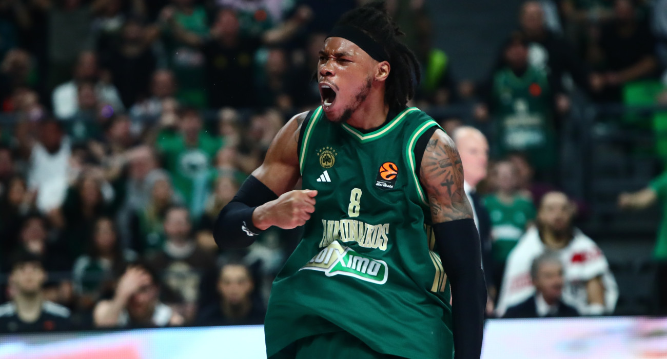 Ο φοβερός και τρομερός Ρισόν Χολμς του Παναθηναϊκού / Πηγή: Eurokinissi