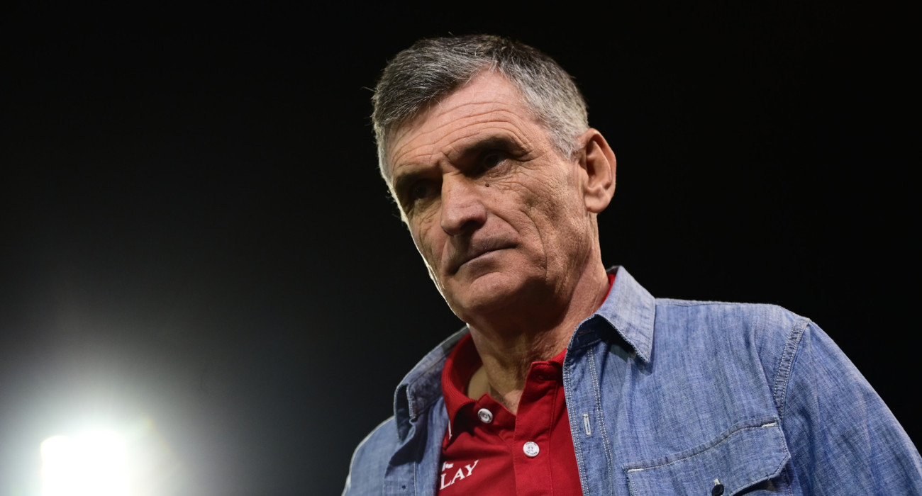 Ο Χοσέ Λουίς Μεντιλίμπαρ στον πάγκο του Ολυμπιακού / Πηγή: Eurokinissi