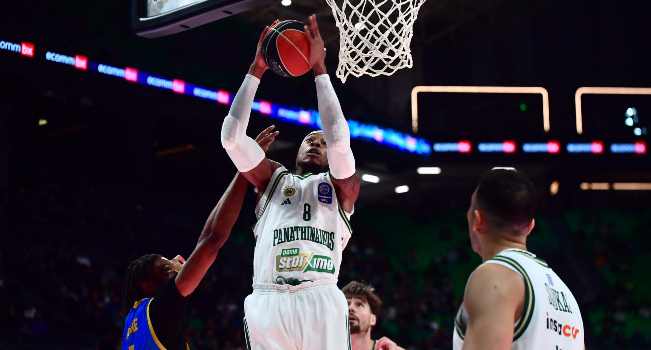 Ο Ρισόν Χολμς στο παιχνίδι του Παναθηναϊκού με το Περιστέρι, Πηγή: Eurokinissi