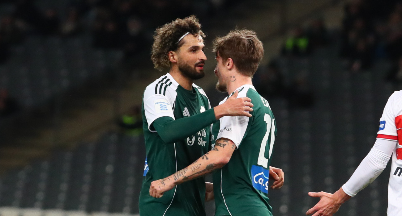 Οι Τουμπά και Γεντβάι πανηγυρίζουν / Πηγή: Eurokinissi