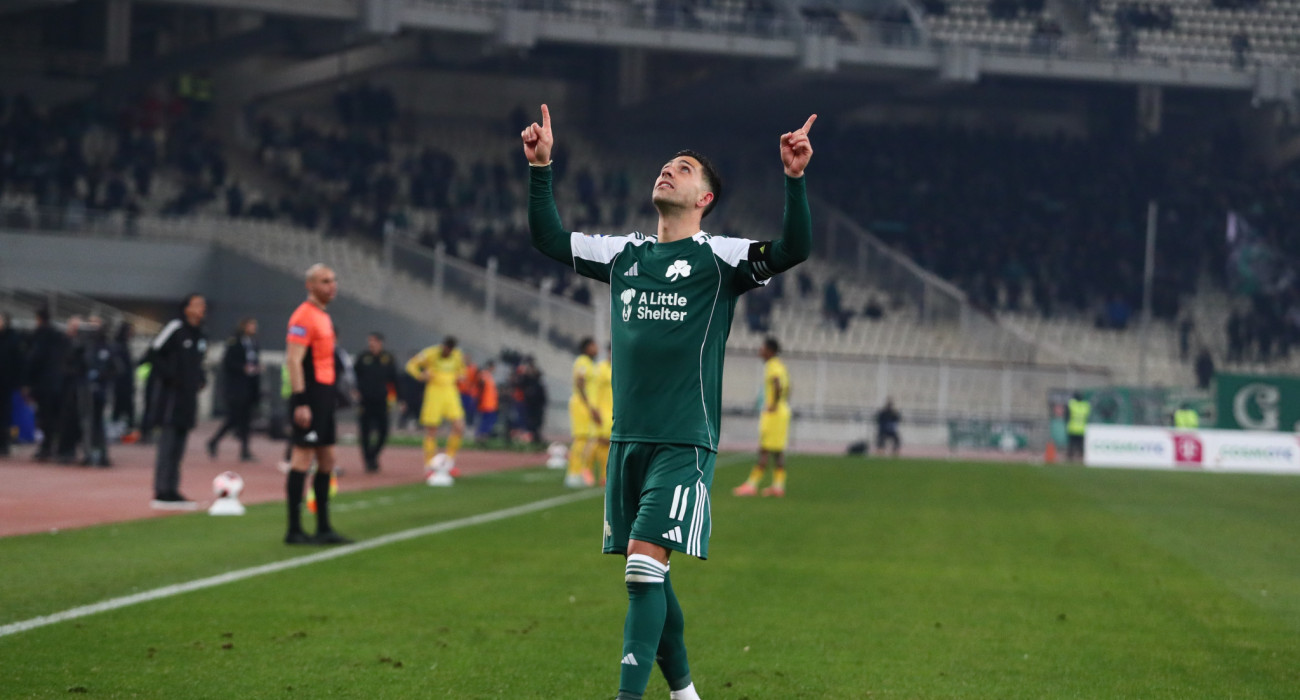 Ο Τάσος Μπακασέτας πανηγυρίζει / Πηγή: Eurokinissi