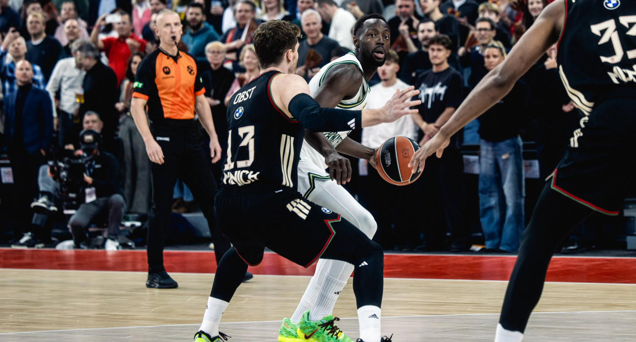 Ο Τζέριαν Γκραντ στο παιχνίδι του Παναθηναϊκού με την Μπάγερν Μονάχου, Πηγή: Eurokinissi