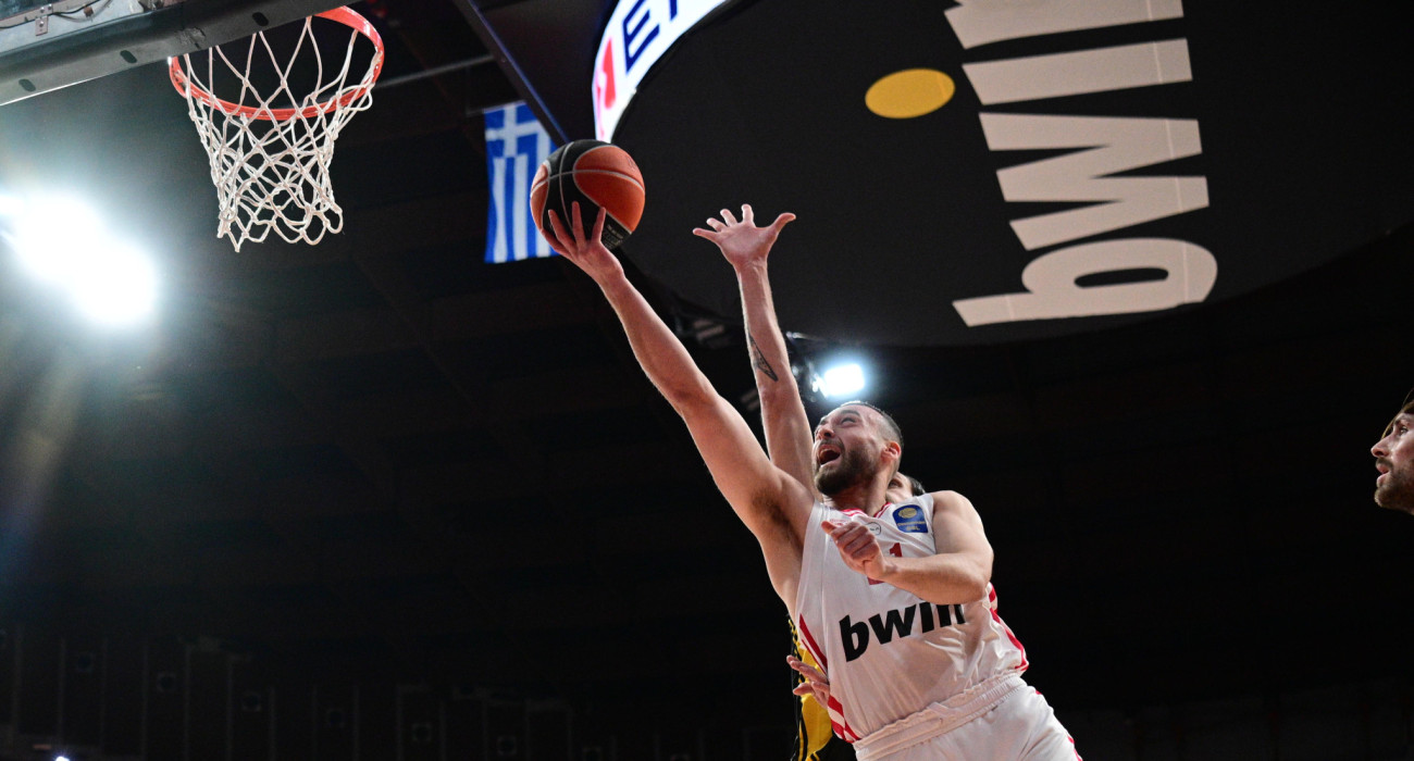 Στιγμιότυπο από το παιχνίδι ανάμεσα σε Ολυμπιακό και Μαρούσι, Πηγή: Eurokinissi