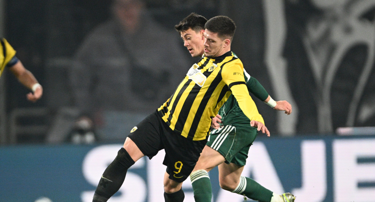 Φάση από το ΑΕΚ-Παναθηναϊκός /Πηγή: Eurokinissi