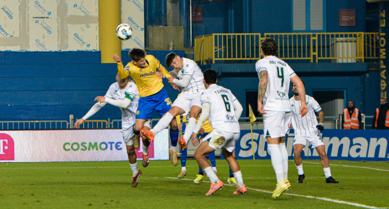 Στιγμιότυπο από το παιχνίδι ανάμεσα σε Λεβαδειακό και Παναιτωλικό, Πηγή: Eurokinissi