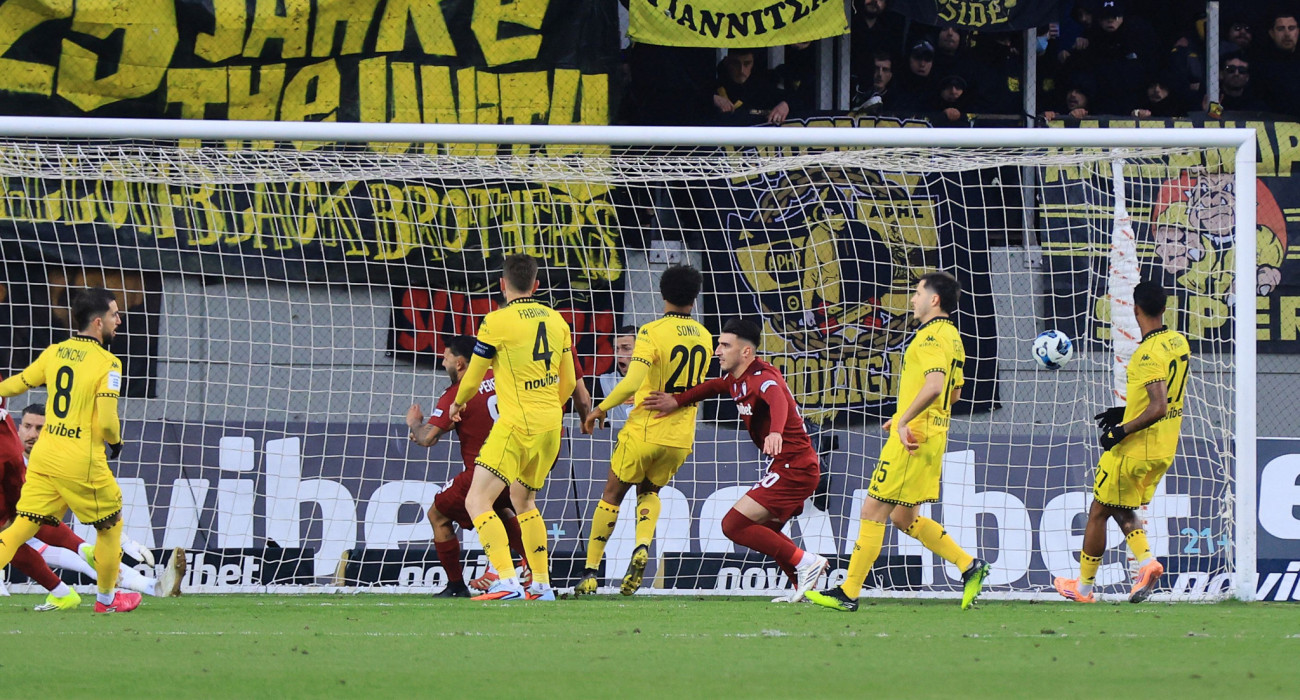 Στιγμιότυπο απ΄ο το παιχνίδι ΑΕΛ Novibet -Άρης / Πηγή: Intime