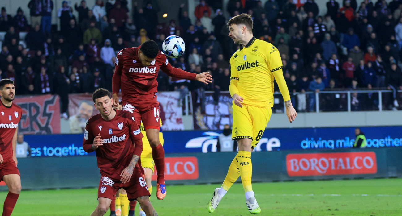 Στιγμιότυπο από την αναμέτρηση ΑΕΛ Novibet - Άρης / Πηγή: Intime