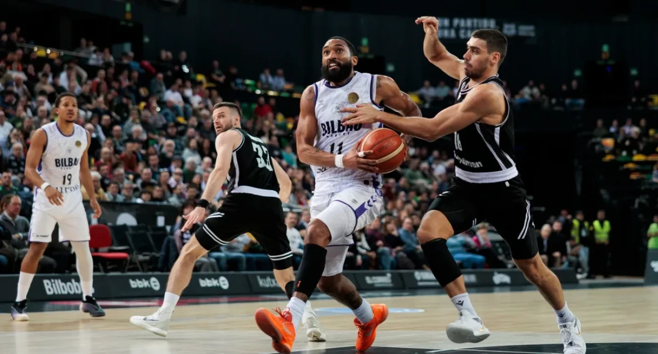 Στιγμιότυπο από το παιχνίδι ανάμεσα σε Μπιλμπάο και ΠΑΟΚ για το Europe Cup, Πηγή: FIBA