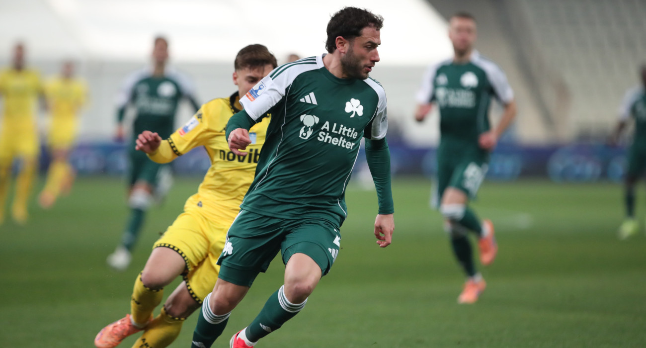 Ο Ντάβιντε Καλάμπρια σε στιγμιότυπο από τον αγώνα Κυπέλλου του Παναθηναϊκού με τον Άρη - ΠΗΓΗ: ΙΝΤΙΜΕ