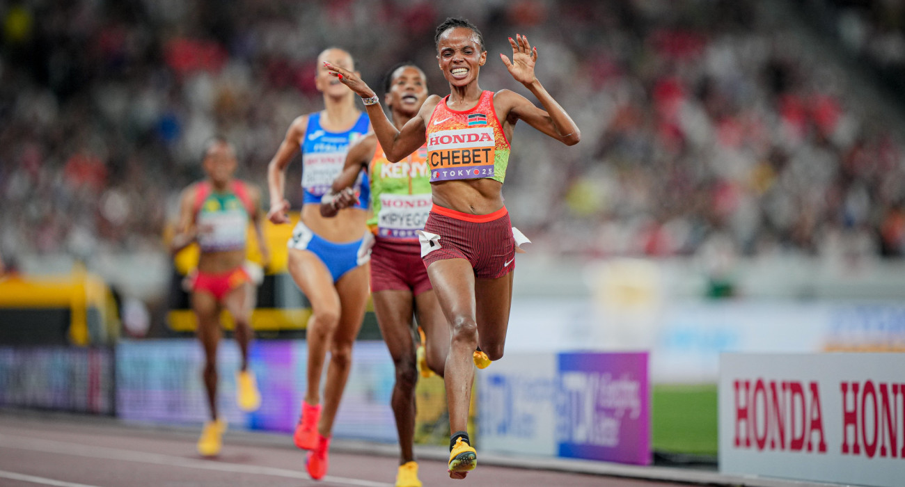 Η Μπεατρίς Τσεμπέτ στο Παγκόσμιο Πρωτάθλημα του Τόκιο / Πηγή: Dan Vernon for World Athletics