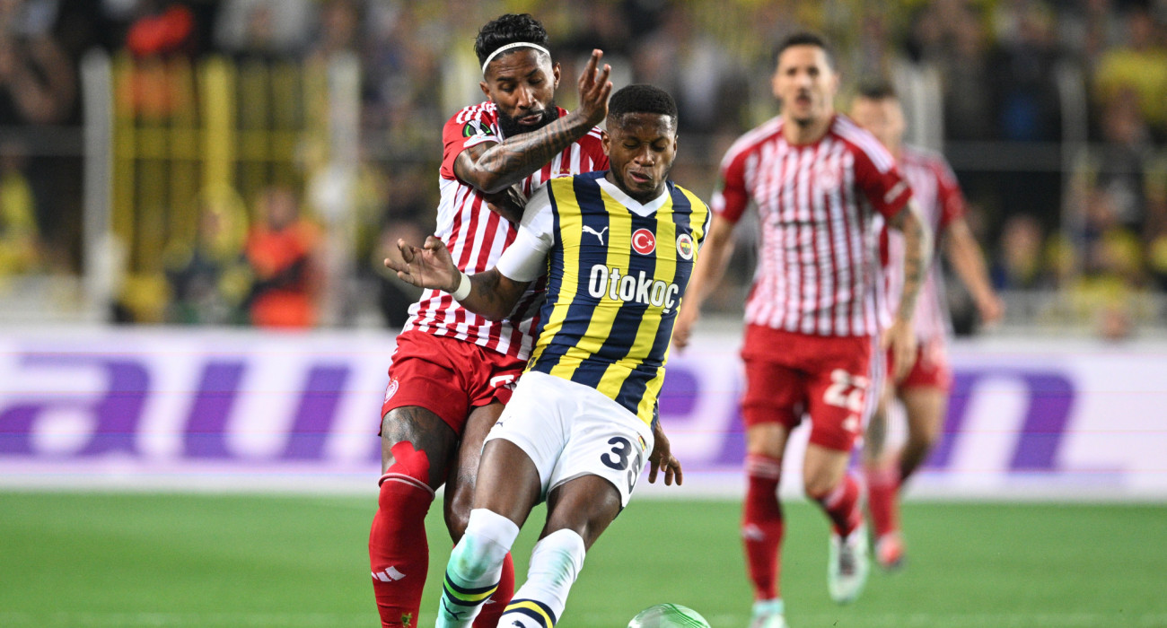 Ο Φρεντ κόντρα στον Ολυμπιακό το Conference League το 2023-24 / Πηγή: Eurokinissi