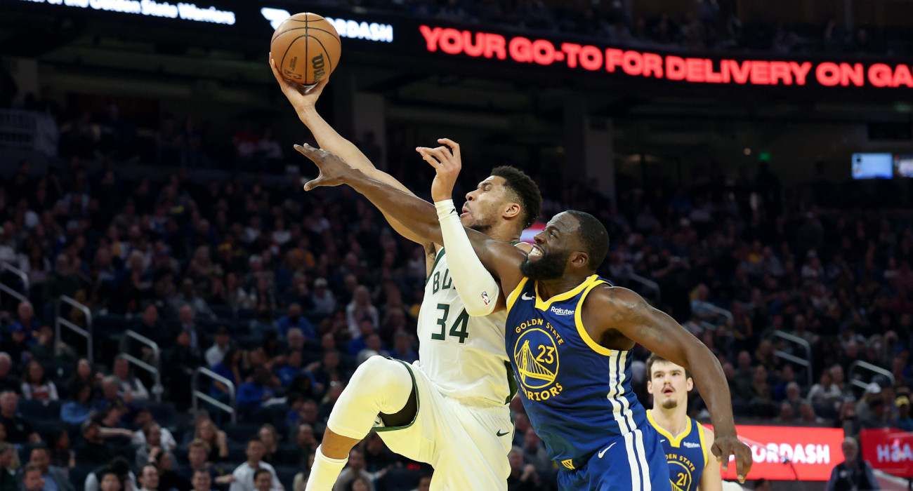 Ο Γιάννης Αντετοκούνμπο κόντρα στους Γουόριορς, Πηγή: Ο Σέι Γκίλτζιους - Αλεξάντερ/Photo by Joshua Gateley/Getty Images/Ideal Images