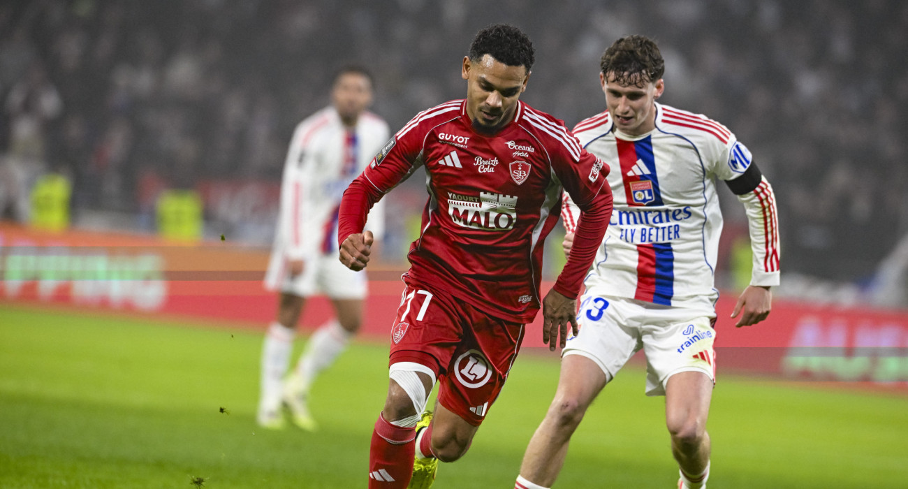 Φάση από τον αγώνα Λιόν - Μπρεστ / Πηγή: Eurasia Sport Images/Getty Images