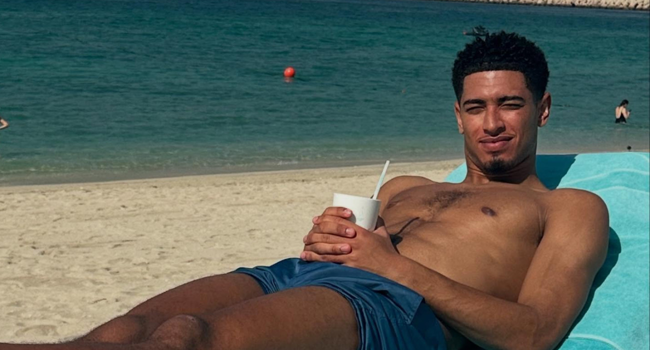 Ο Τζουντ Μπέλιγχαμ στη θάλασσα / Πηγή: @judebellingham