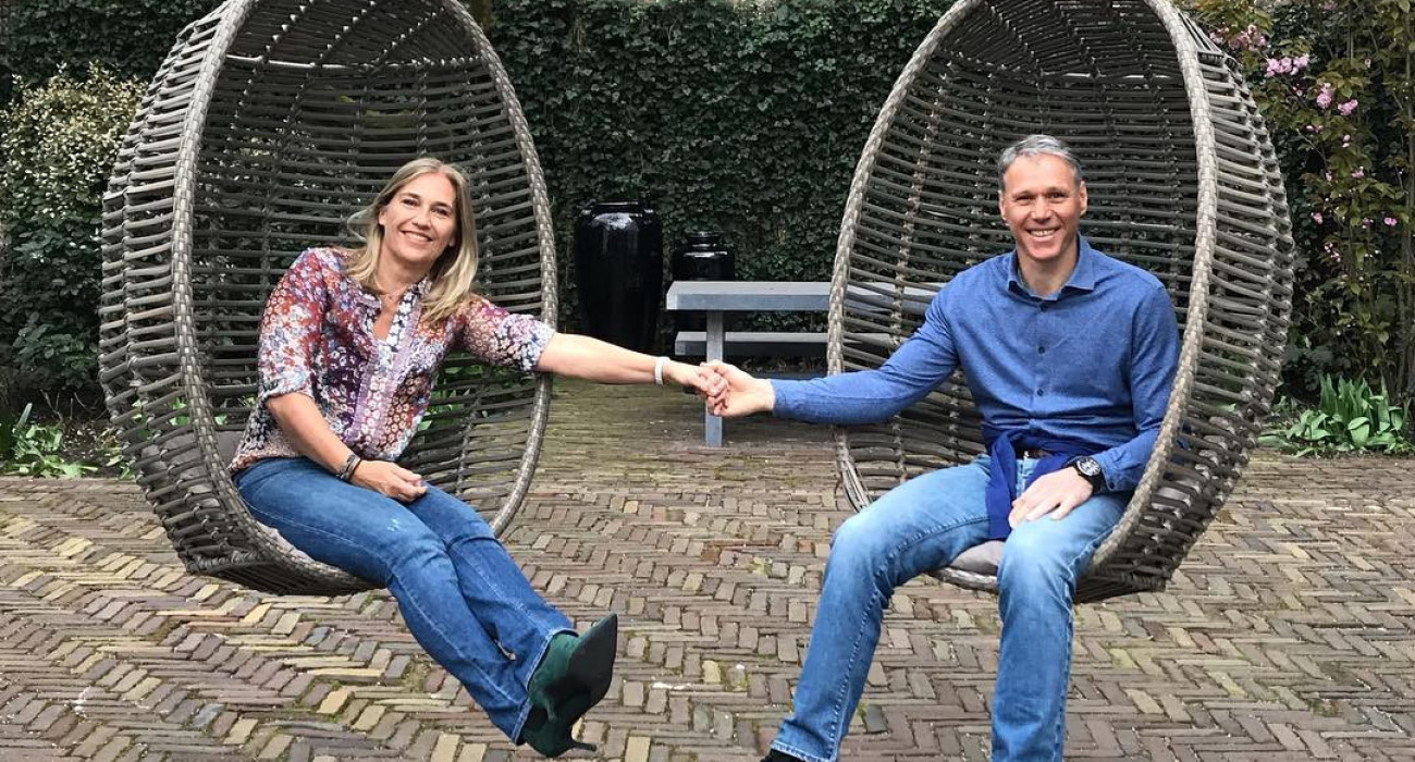 Ο Μάρκο φαν Μπάστεν με τη σύζυγό του Λίσμπετ / Πηγή: @marcovanbasten