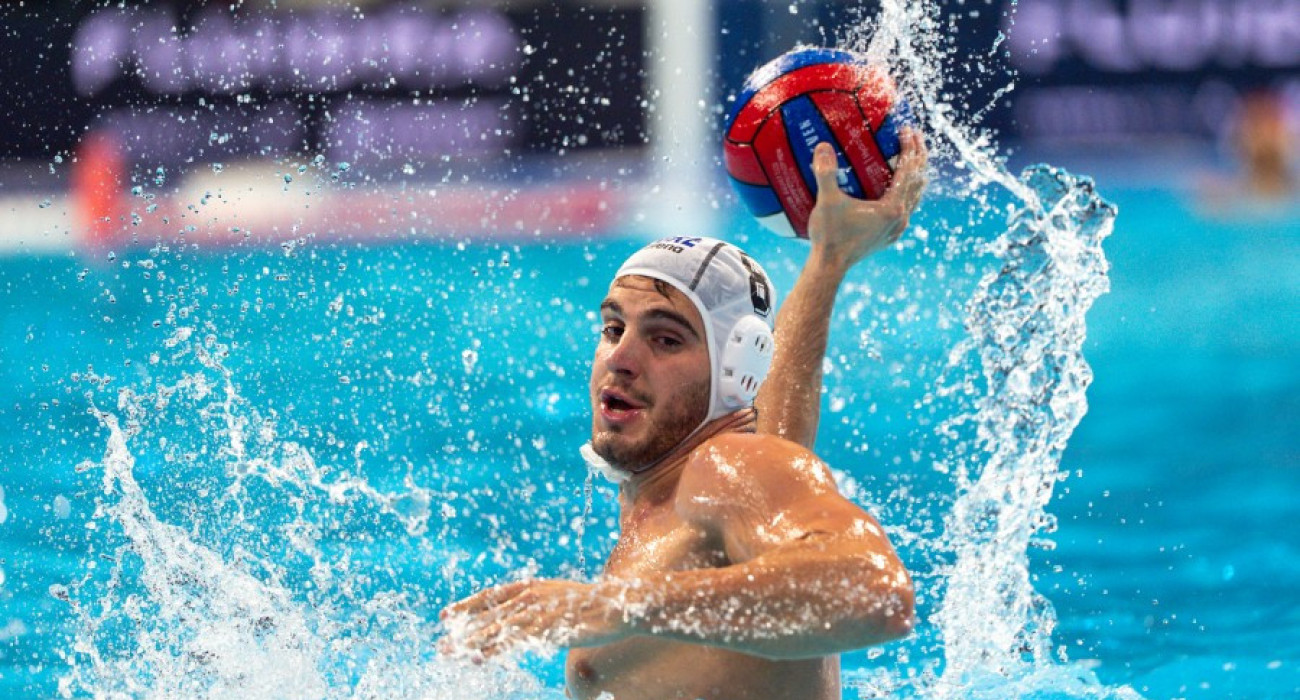 Ο Στάθης Καλογερόπουλος στο Ευρωπαϊκό Πρωτάθλημα πόλο / Πηγή: ΚΟΕ