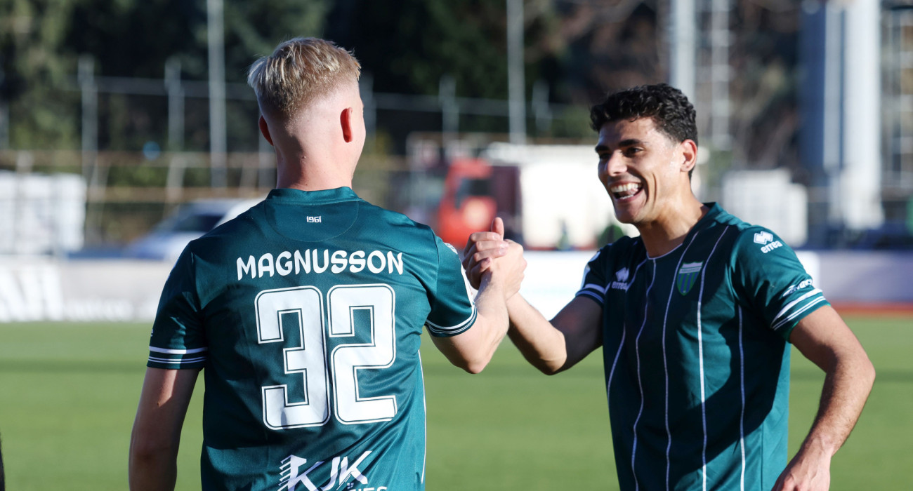 Οι ποδοσφαιριστές του Λεβαδειακού πανηγυρίζουν / Πηγή: Intime