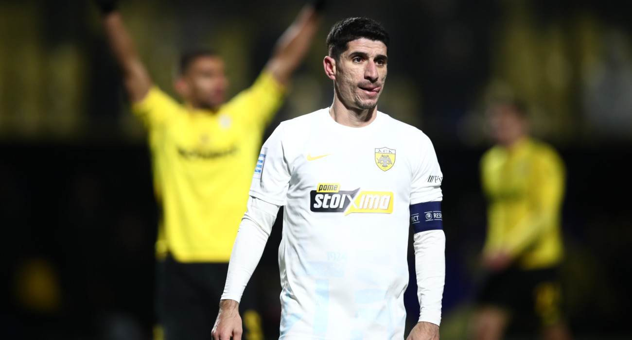 Ο Πέτρος Μάνταλος με την ΑΕΚ / Πηγή: Eurokinisis