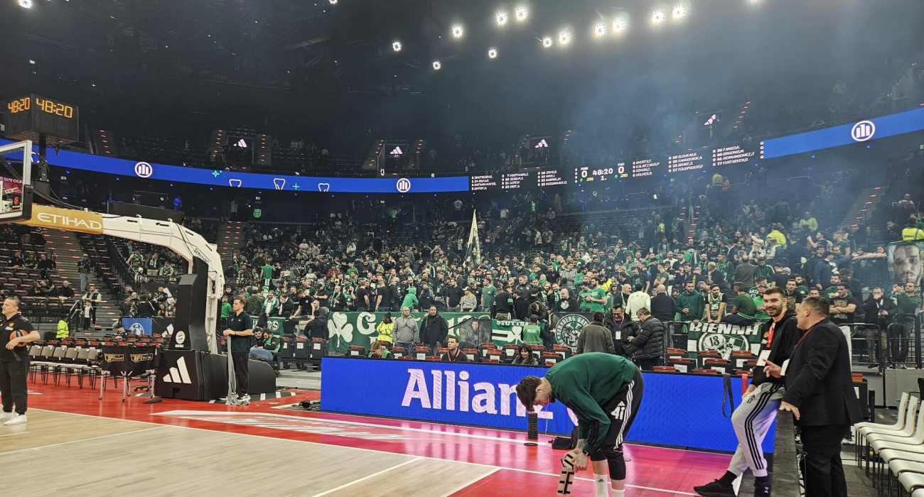 «Πράσινο» το Μόναχο: Πάνω από 3.000 φίλαθλοι του Παναθηναϊκού στις εξέδρες (video)