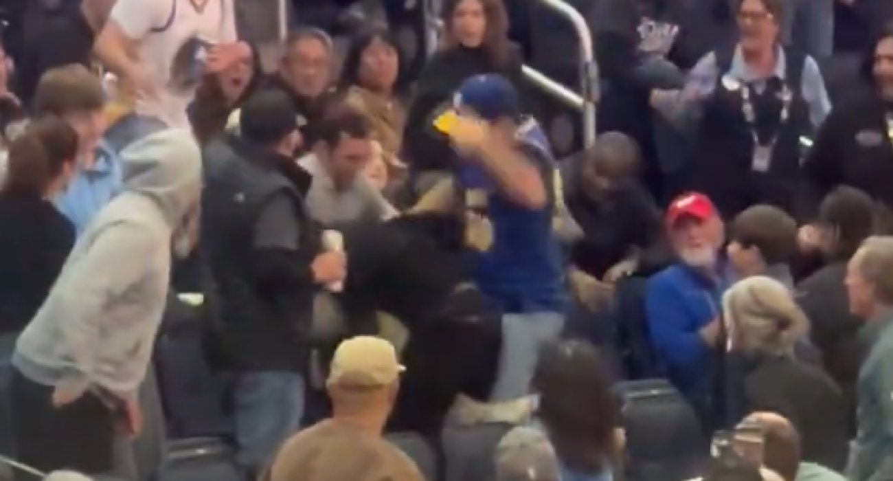 Σαν Φρανσίσκο όπως λέμε... Βαλκάνια: Άγριο ξύλο στις κερκίδες στο Γουόριορς - Μπακς (video)