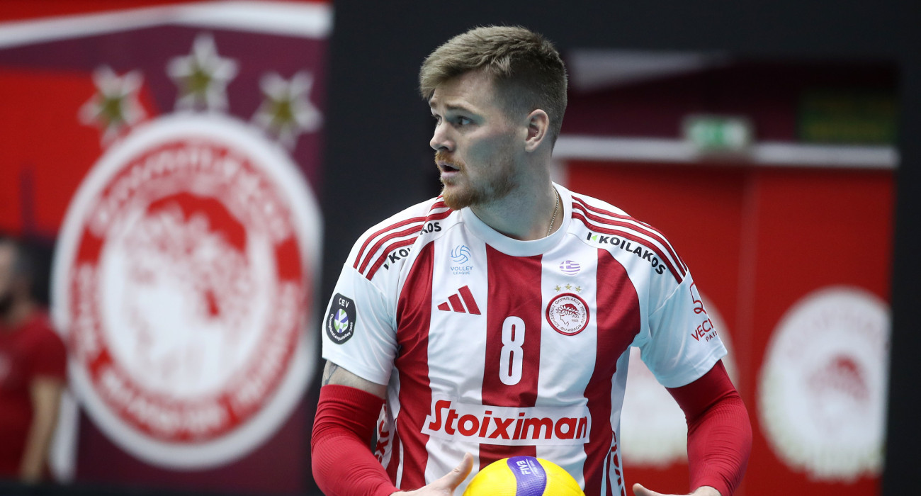 Ο Γκόρντον Πέριν σε αγώνα του Ολυμπιακού / Πηγή: Intime