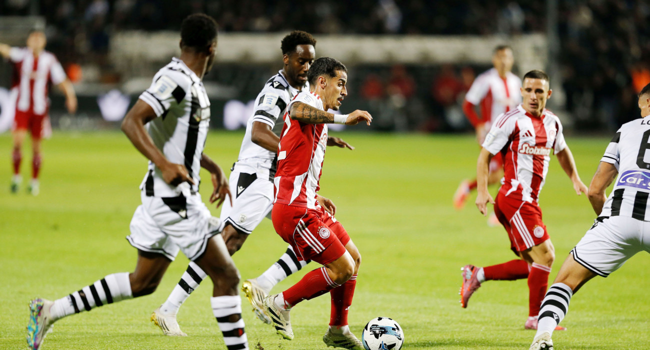 Στιγμιότυπο από το παιχνίδι πρωταθλήματος ΠΑΟΚ - Ολυμπιακός / Πηγή: Intime