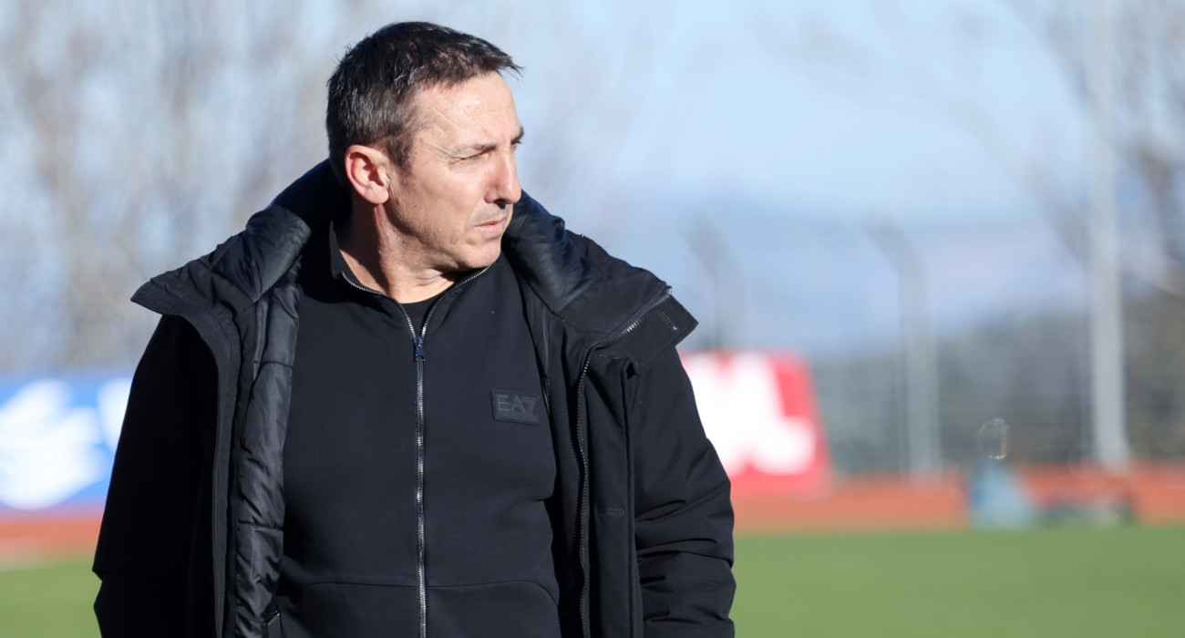 Ο προπονητής του Λεβαδειακού Νίκος Παπαδόπουλος / Πηγή: Intime