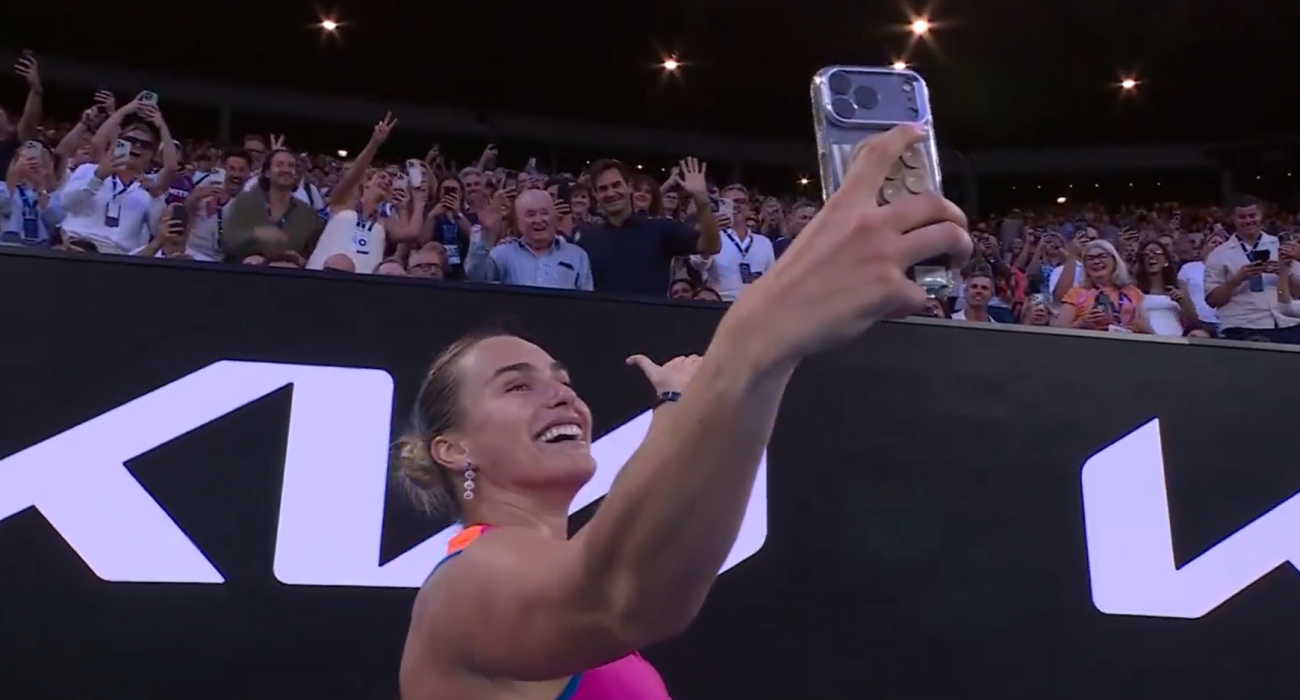 Η selfie της Αρίνα Σαμπαλένκα / Screenshot