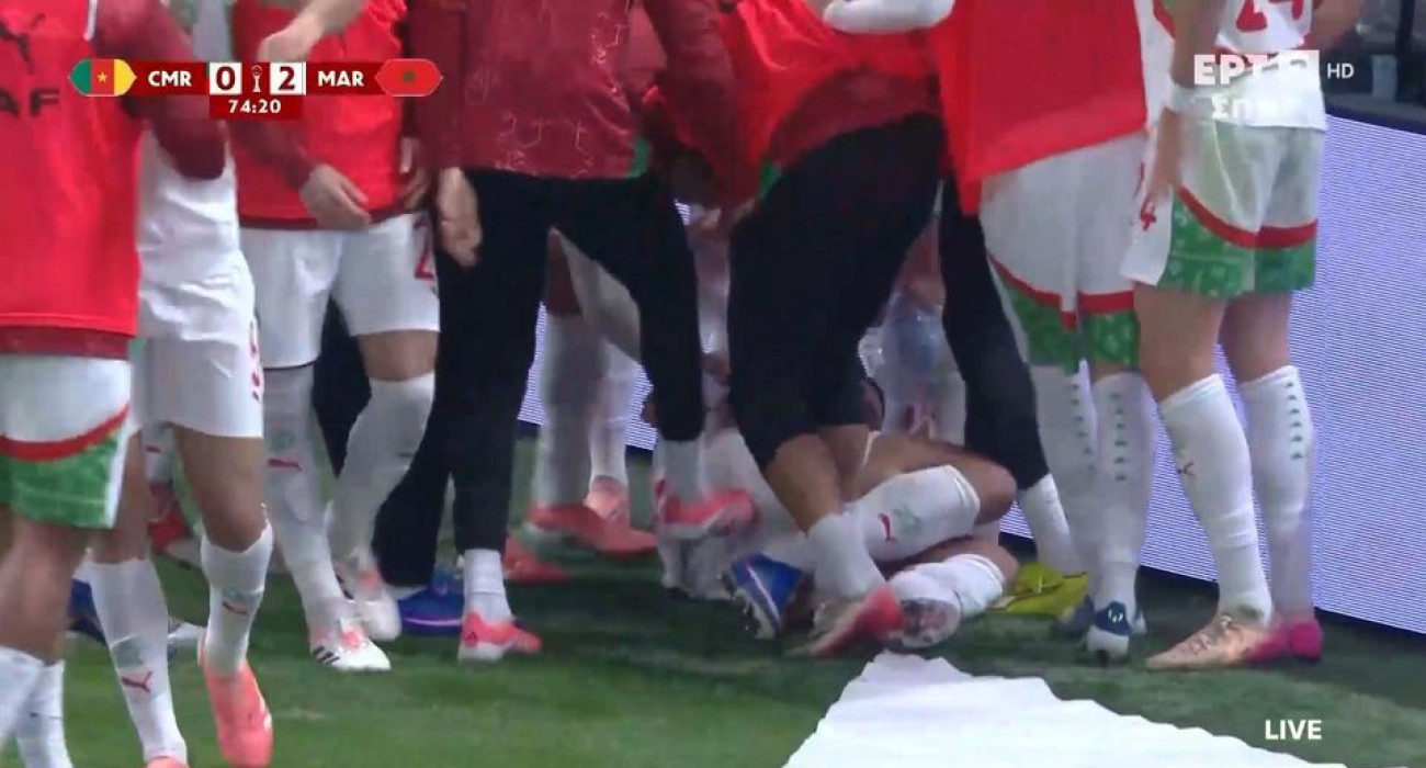 Οι κλωτσιές στο γκολ του Σαϊμπάρι / Screenshot