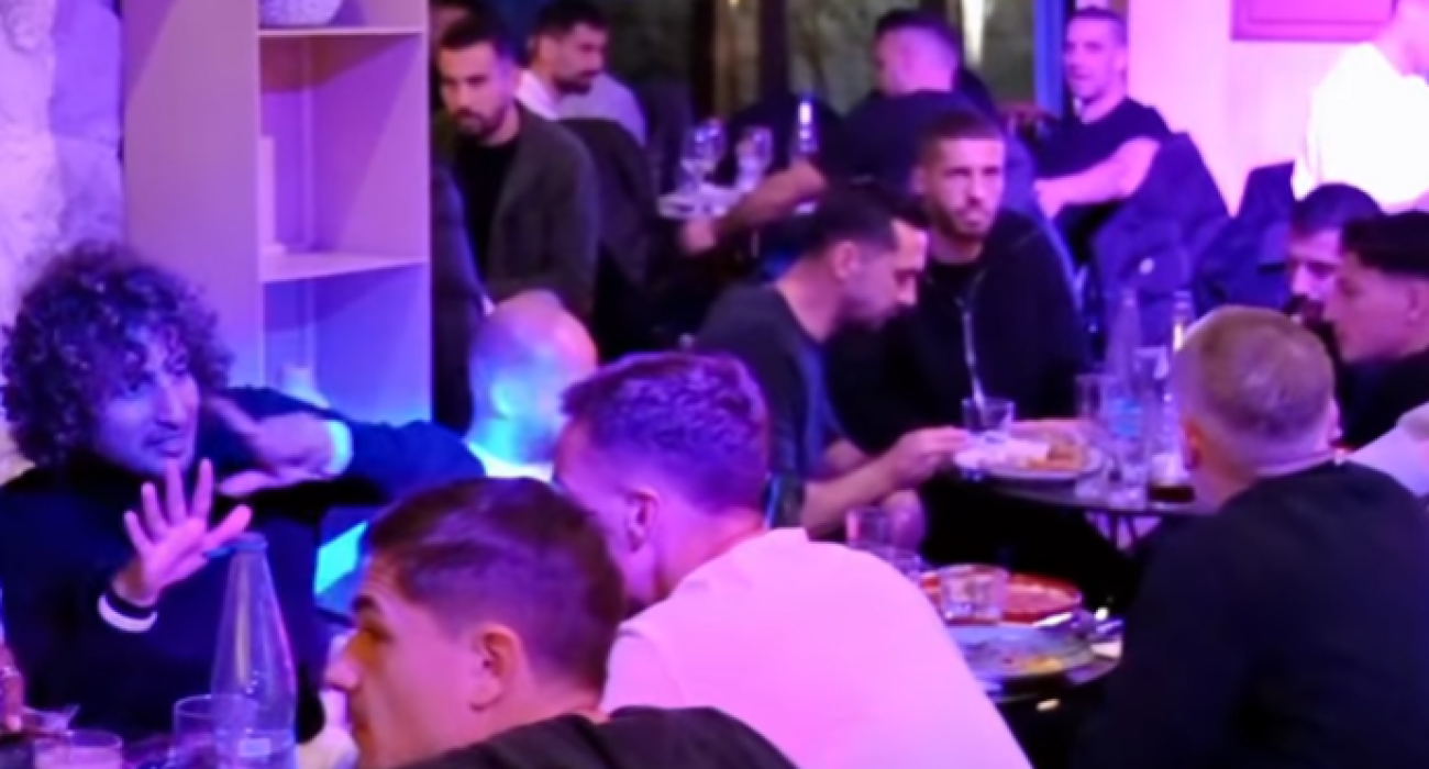 Το δείπνο των παικτών του Ηρακλή / Screenshot