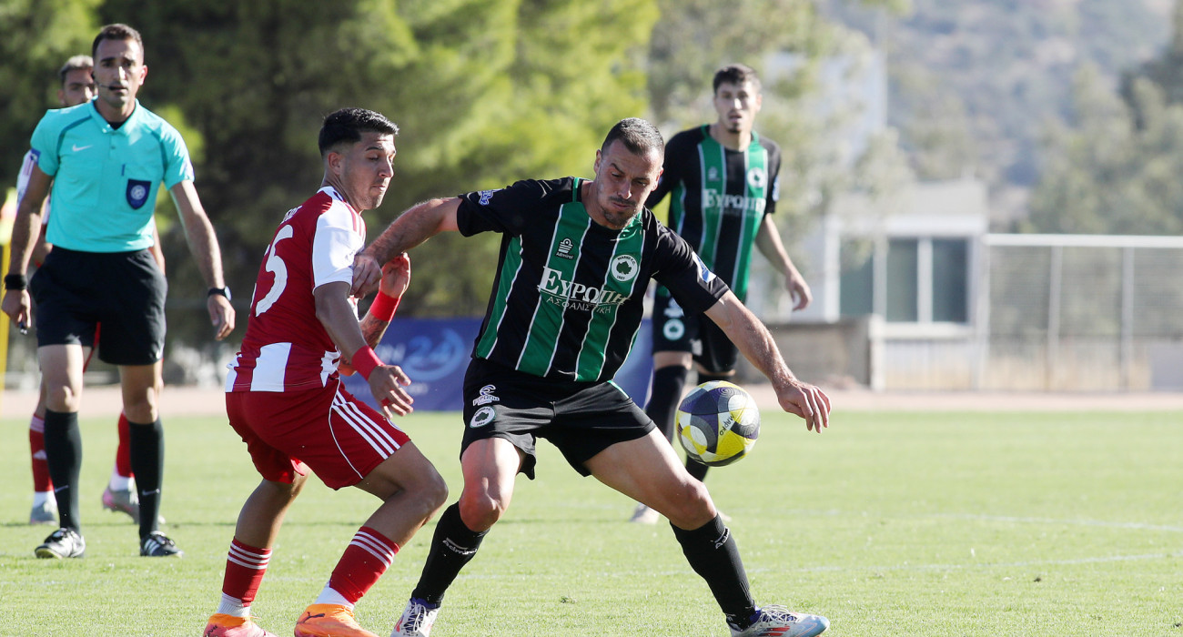 Στιγμιότυπο από την αναμέτρηση Μαρκό - Ολυμπιακός Β / Πηγή: Intime