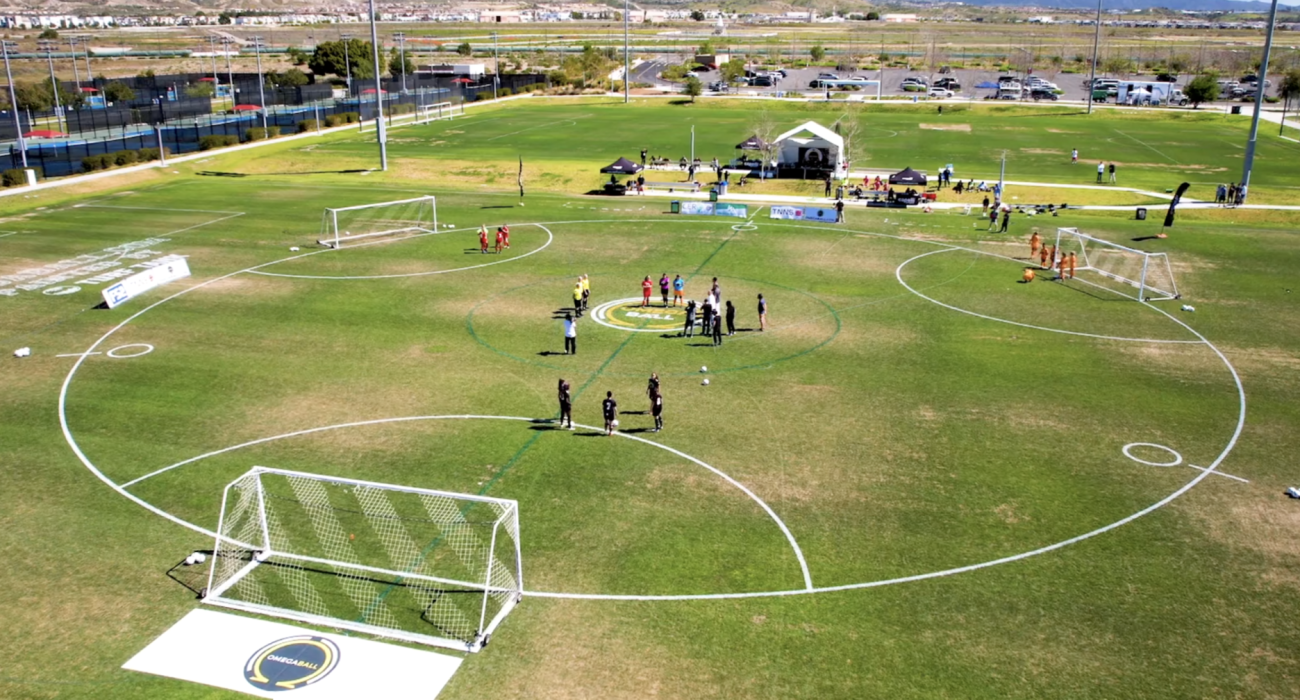 Το γήπεδο του πρωτοποριακού σπορ / Πηγή: Omega Ball