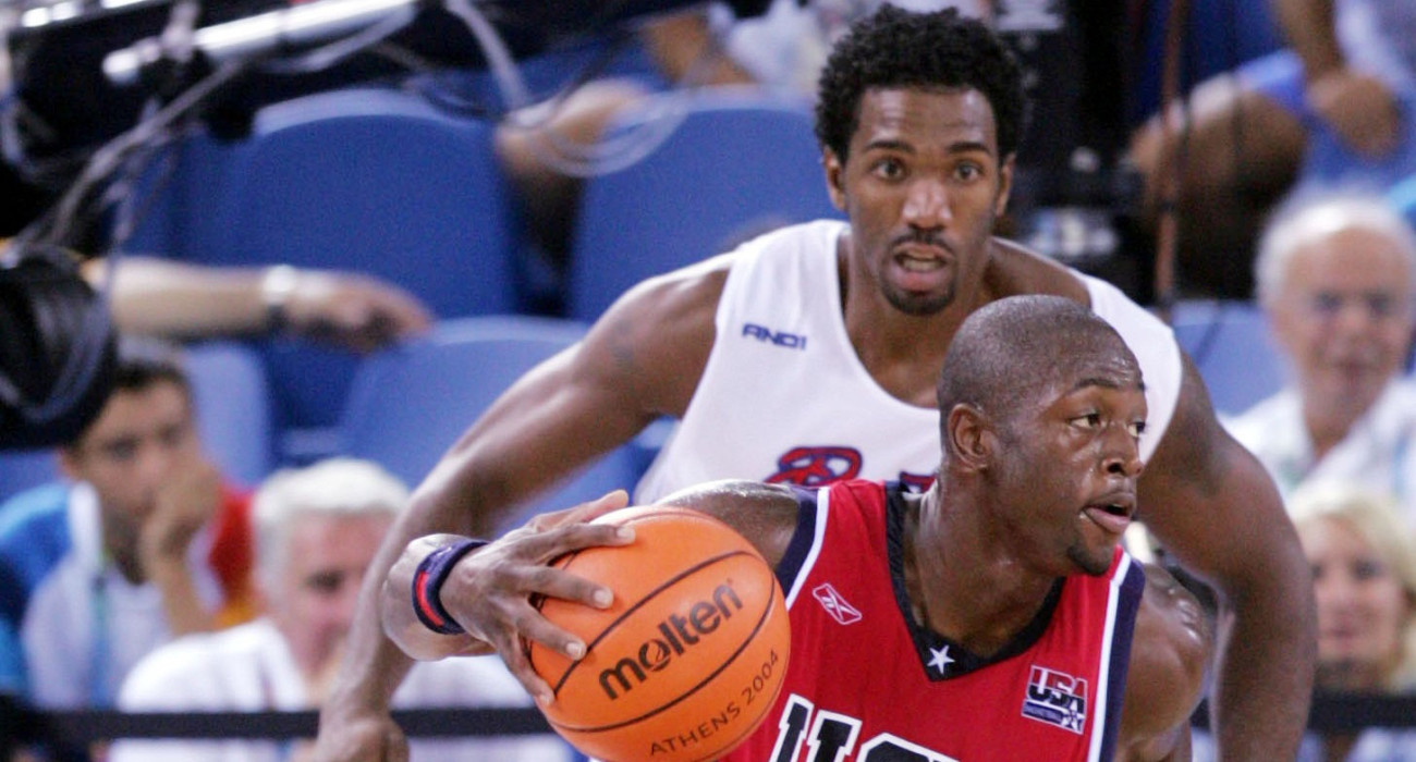 Ο Ντουέιν Γουέιντ κατά τη διάρκεια των Ολυμπιακών αγώνων του 2004/Πηγή: Intime